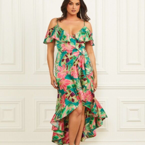 Marciano Guess Marciano Women's Floral Print Long Dress Size 10 6575 - Picture 1 of 2